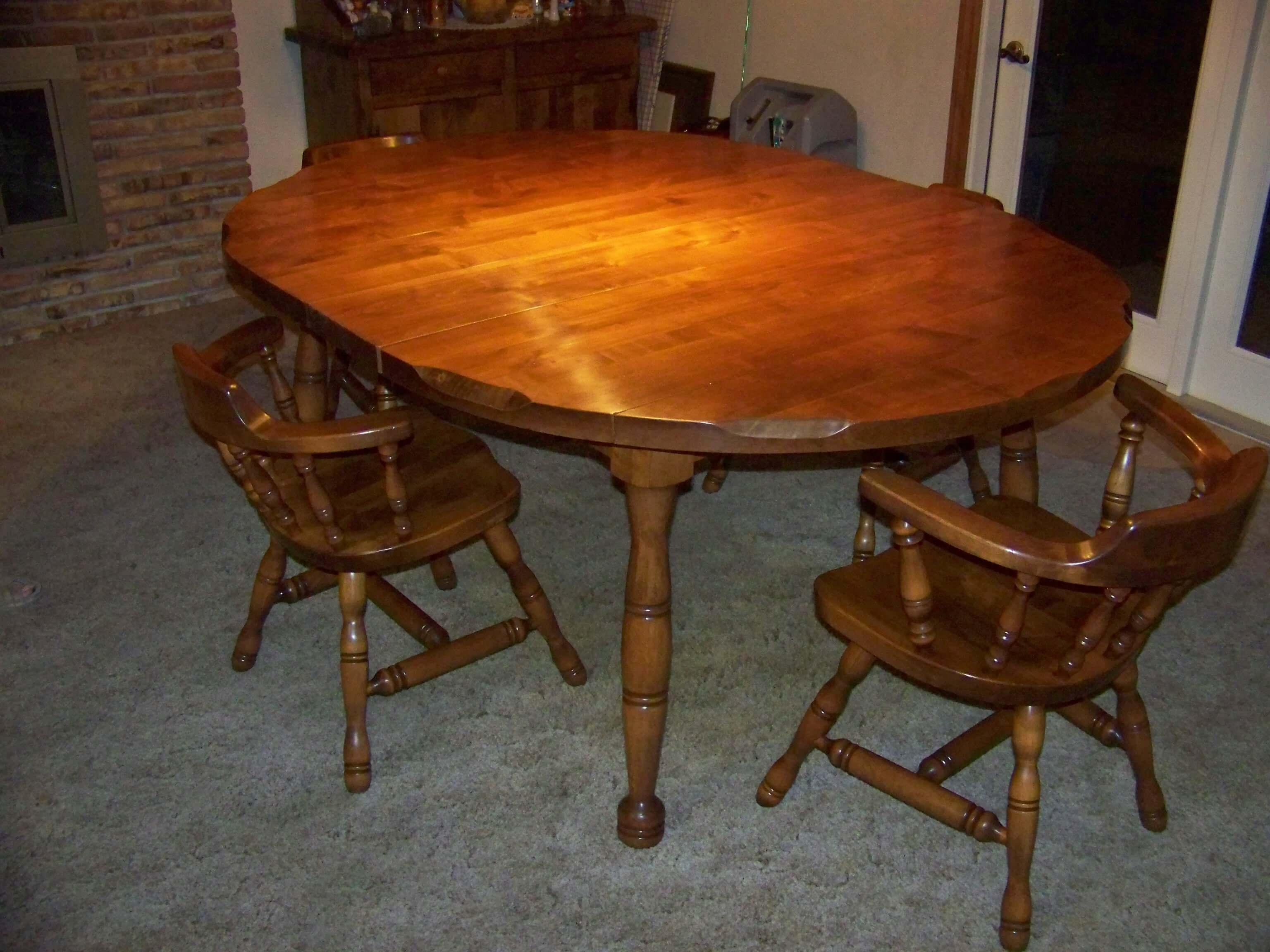 20th Century Maple Table Musuem Quality Restoration Services