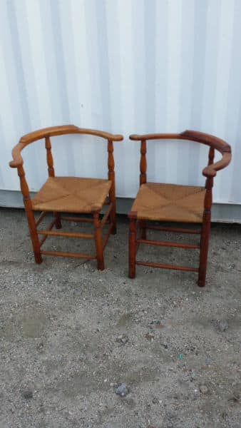 William and Mary Corner Chairs