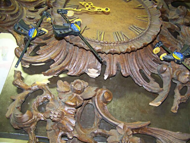 Antique Carved Clock Repair