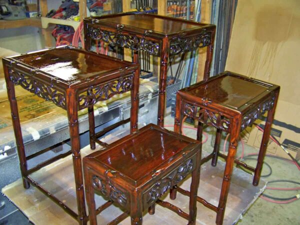 Chinese Rosewood Nest Tables