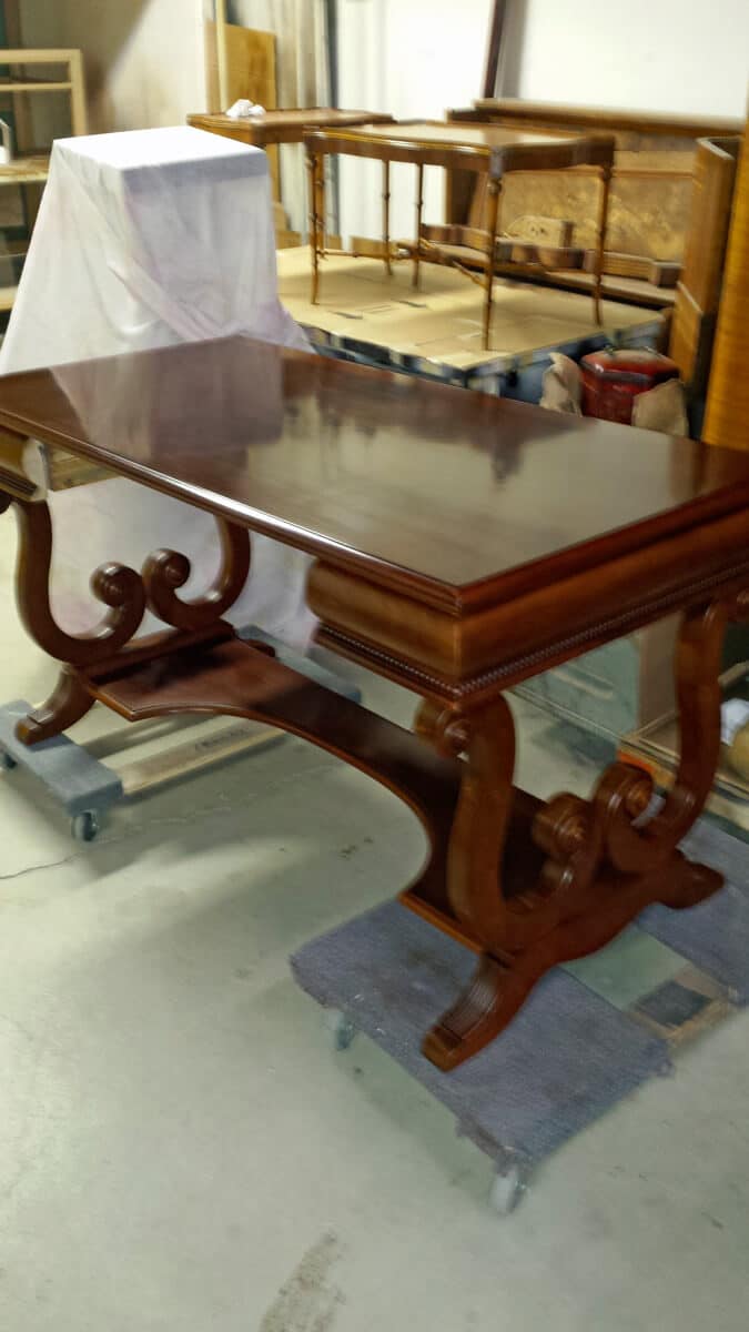 Cherry Writing Desk Refinish Museum Quality Restoration Services