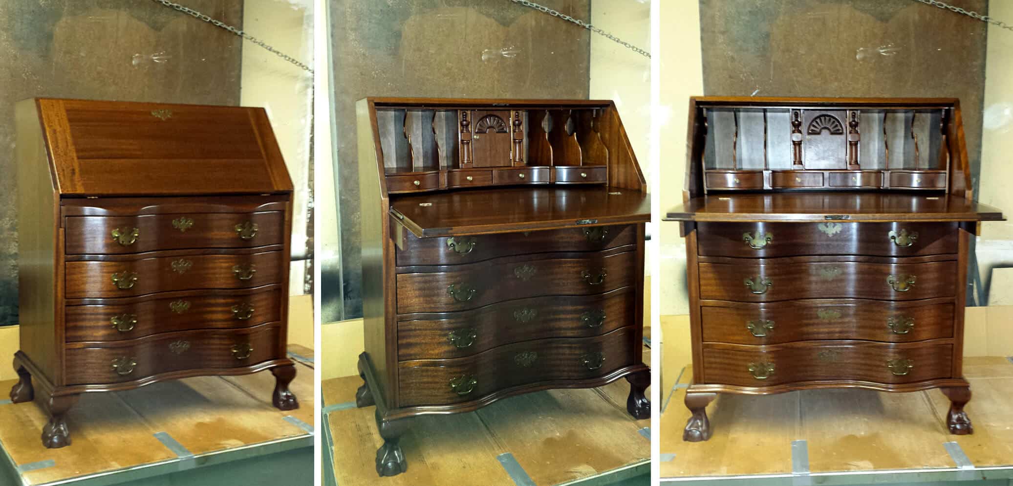 Refinish an Antique Secretary Desk Musuem Quality Restoration Services