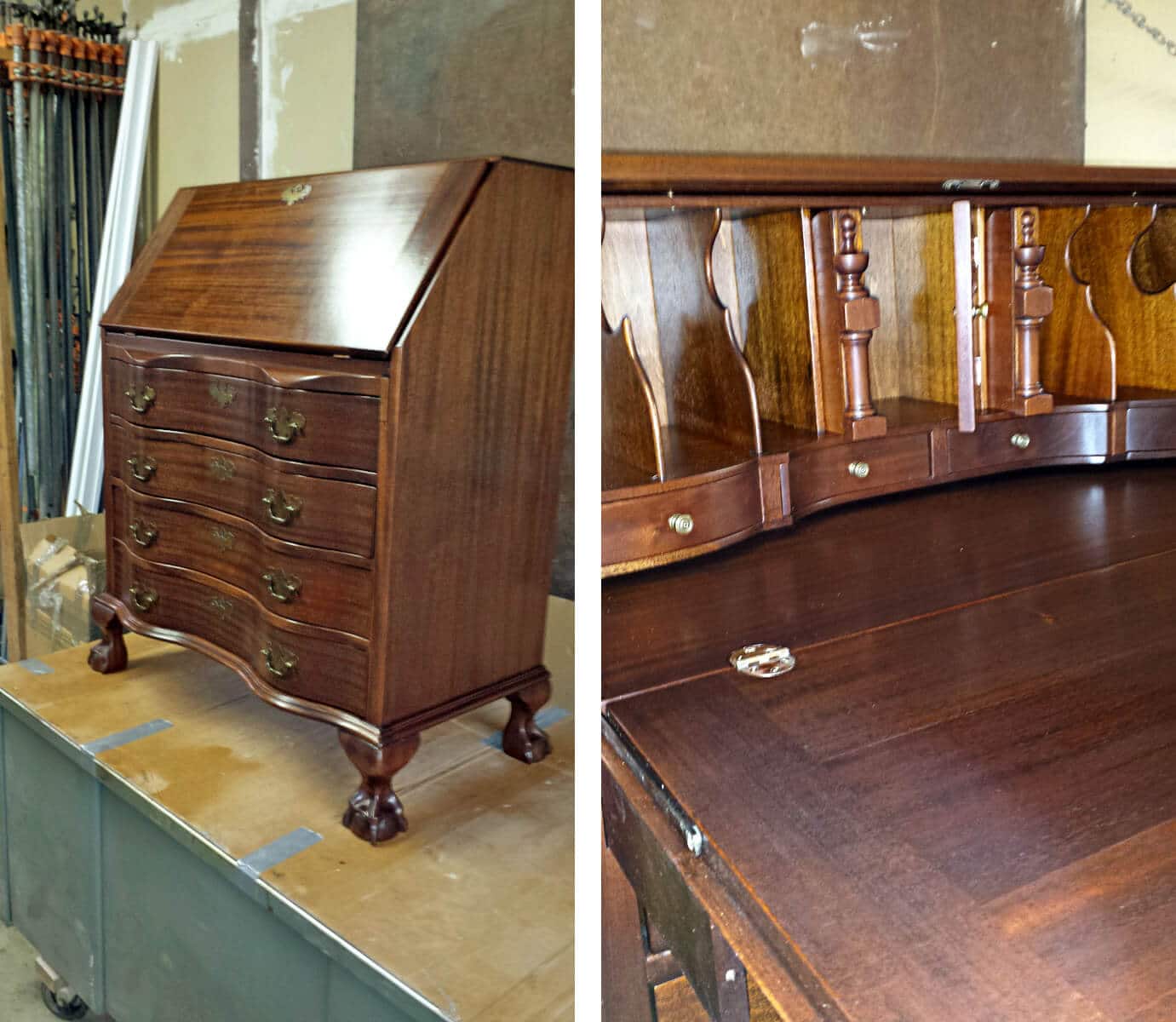 Refinish an Antique Secretary Desk | Musuem Quality Restoration Services