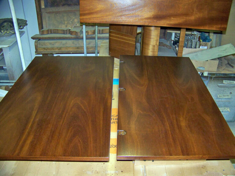 La Quinta furniture refinishing - Mahogany Table Desk Refinish