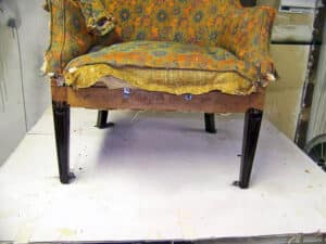 Strip & Refinish Chair Legs.