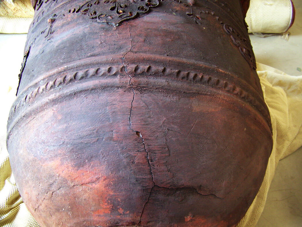 Large Terra Cotta Pot Repair Museum Quality Restoration Services