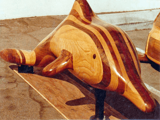 Custom Wood Sculpture Made By Mark Fry