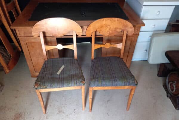 Biedermeier Set of Two Chairs, Circa 1830