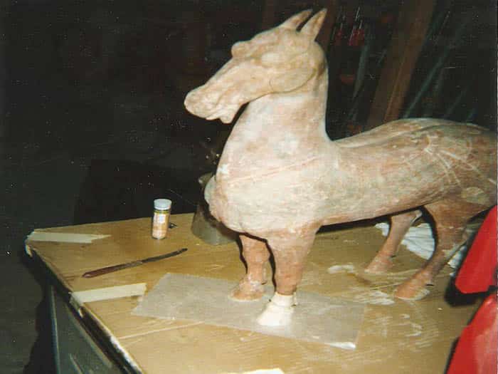Tang Dynasty Clay Horse Statue