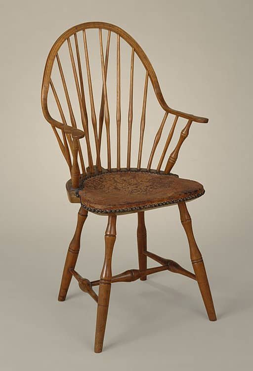 Windsor chair, Los Angeles County Museum of Art, Public domain, via Wikimedia Commons